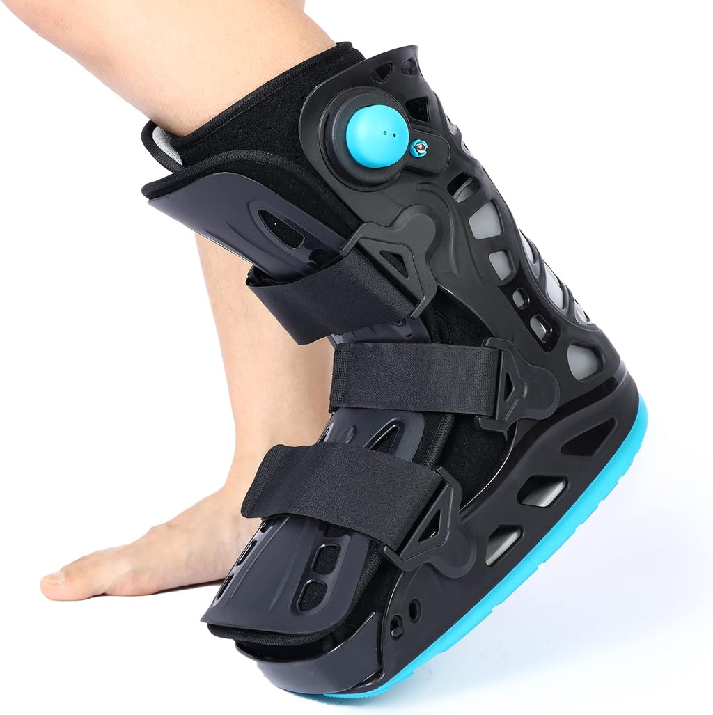 Inflatable Walker Boot, Air Cam Walker Fracture Boot, Short Walker Brace Walking Boot Orthopaedic Boot for Sprained Ankle, L4360 (Medium)