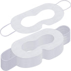 200 Pcs Disposable VR Face Mask Breathable Cover for VR Nonwoven Fabric Sanitary Eye Mask, Eye Cover Pad(White)