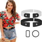 No Buckle Belts for Women, Elastic Belts for Women, Comfortable Womens Belts for Jeans, Stretch Belts for Women