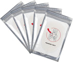 XFT AED Trainer Pads, 5 Pairs Practice Trainer Pads for XFT Mini AED Trainer Pads (Adult Pads), Use for XFT-D0009, XFT-120N, XFT-120NB, Replacement AED Trainer Pads, CPR Traing Pads