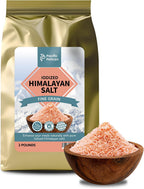 Pacific Pelican Iodized Himalayan Pink Salt | Fine Grain, Unrefined, Pure Rock Salt | 2 Pounds | 100% Natural & Organic for Cooking, Seasoning & Wellness