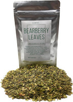 Bearberry Leaves (Kinnikinnick) - Cut, Dried Arctostaphylos Uva-ursi Leaves - Net Weight:1.5oz/43g
