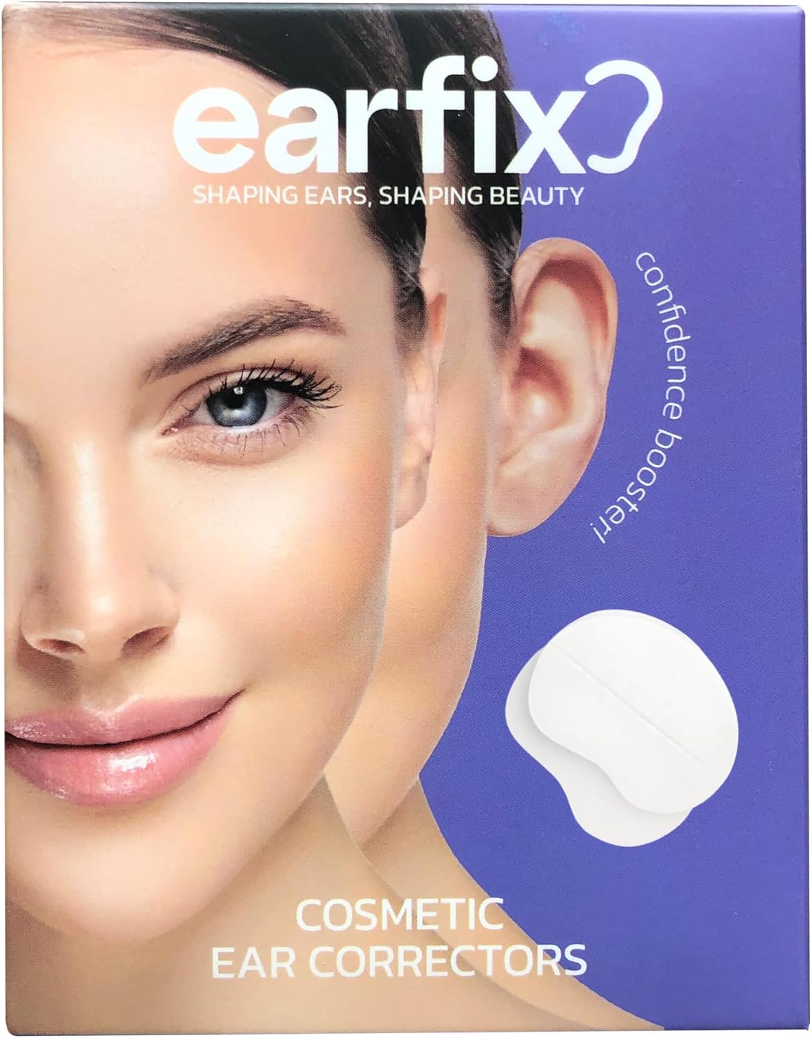 EarFix Ear Corrector (8-Pack) – Invisible Waterproof Ear Tape to Pin Back Protruding Ears – Non-Surgical Otoplasty Alternative for Adults & Kids (Age 3+)