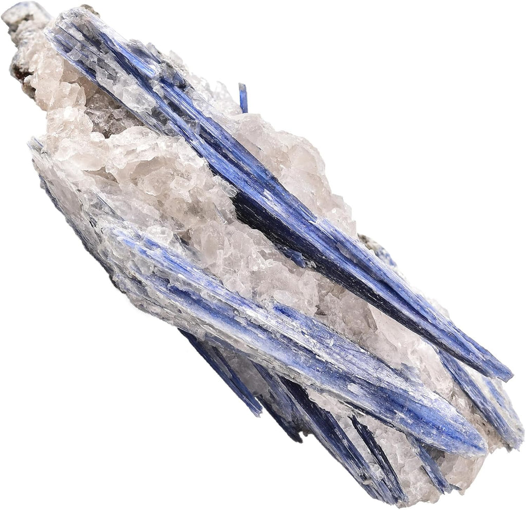 JIC Gem Natural Raw Blue Kyanite Rough Mineral Healing Crystal Irregular Home Decoration Gemstone Specimen 1pc 1.1-1.54 lb