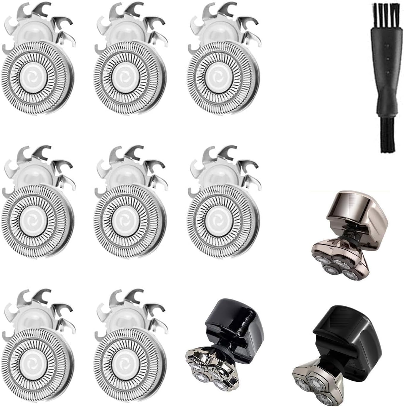 8 PCS Head Shaver replacement Blades for SKULL SHAVER Pitbull Carver PRO 4 Head Electric Razor Replacement head