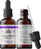 Bugleweed Tincture, Organic Bugleweed Extract (Ze LAN, Lycopus Virginicus) Herbal Supplement, Non-GMO in Cold-Pressed Organic Vegetable Glycerin 700 mg, 2 oz (60 ml)