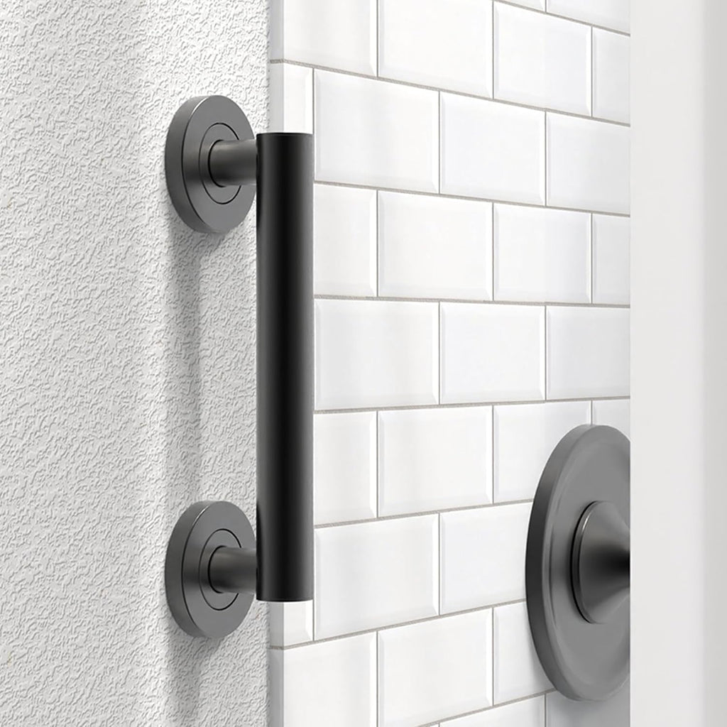 Bath, Shower and Toilet Safety Grab Bar for Seniors and Handicaps, ADA Compliant Mobility Aid Balance Assist Handle, Stainless Steel