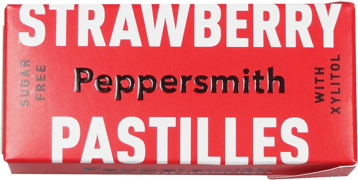 Peppersmith Dental Pastilles - Strawberry 15g
