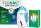 Flonase Sensimist Allergy Relief Nasal Spray - Non-Drowsy 24HR Long Lasting Allergy Relief with Fine, Scent-Free Mist - 240 Sprays Total (2 Bottles of 120 Sprays Each)