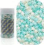 Dynastang Blue & White Stars Sprinkles Edible Stars Cake Decorating Stars Cake Decorations Cupcake Toppers Cookie Decorating Perfect for Cakes, Cupcakes, Desserts Toppings 3OZ