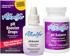 Alkalife pH Booster Drops & pH Balance Tablets | The First Patented Alkaline Water Booster to Neutralize Acid & Balance pH for Immune Support, Peak Performance, Detox, Overall Wellness – 1.25oz