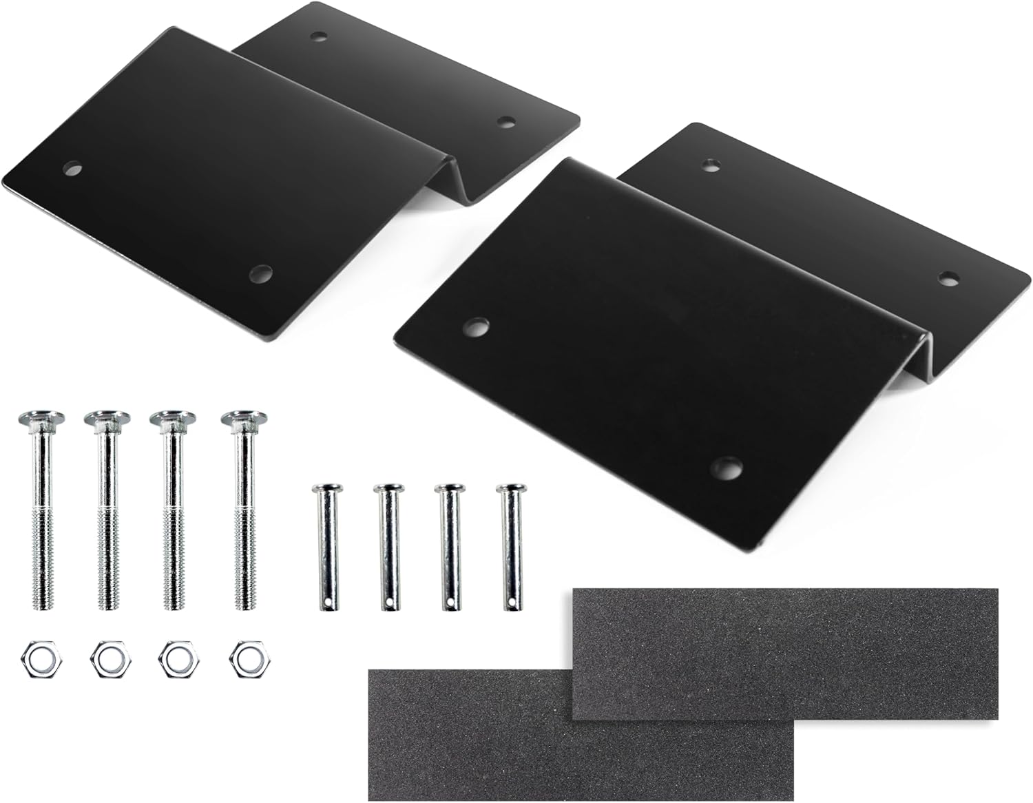 MAXXHAUL 50872 Steel Ramp Top Kit - Quickly Create Your Own Ramps with 2"x8" Planks to Safely Load ATV Motorcycle and Lawn Equipment On and Off Your Vehicle