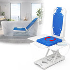 Platinum Health Tranquilo Premium Electric Bath Lift with Padded, SAFESWIVEL Rotating SEAT and Electric Recline. 300lb. Lifting Capacity and Extra High Lifting Range up to 21.5 inches.