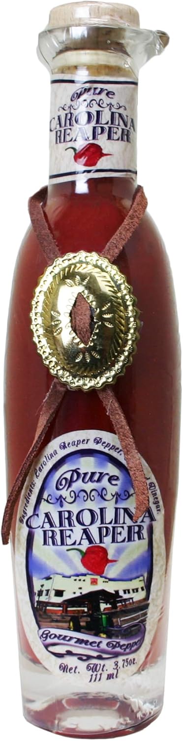 Pure Carolina Reaper Pepper Hot Sauce Mash Puree 3.75oz - Try if you dare! – Perfect Gourmet Gift - Great for Making Hot Sauce