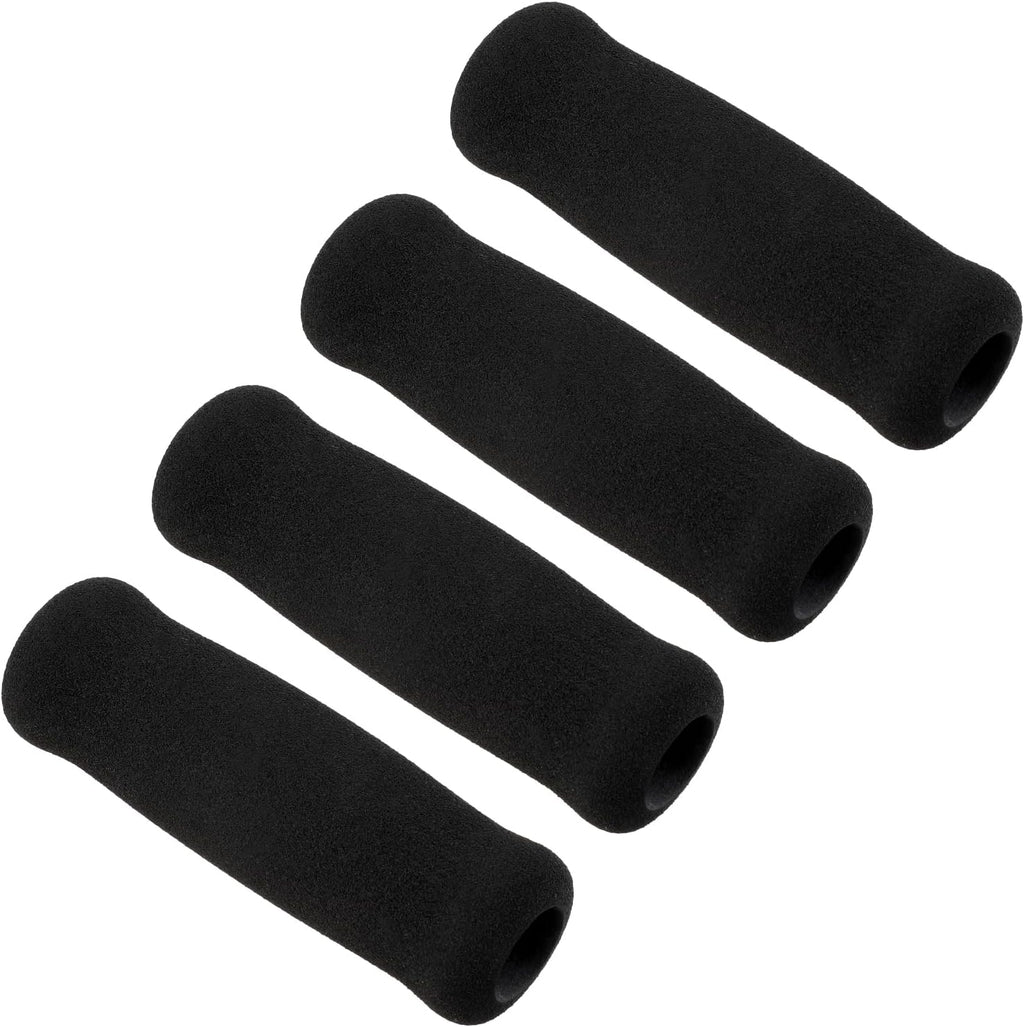 Newberger Offset Grip Replacement, 4-Pack - Foam Handle Grips compatible with 19mm Walking Canes, Cane & Bicycle Handlebars