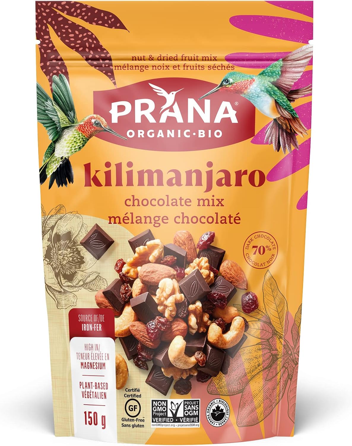 PRANA Organic Kilimanjaro Trail Mix, 150 GR