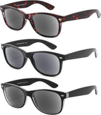 Yogo Vision Reader Sunglasses for Women and Men, UV400 Tinted Reading Sunglasses 3-Pk