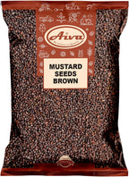 AIVA Mustard Seeds Brown (RAI SARSON) Whole I All Natural | Indian Origin - Ideal seasoning for sauces/dips/spice blends - (5 LB)