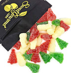 SweetGourmet Christmas Trees & Snowmen With Snow Sanded Gummy Candy Mix, 1.5 Pounds