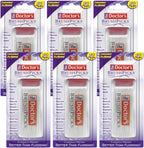 The Doctor's BrushPicks Interdental Toothpicks, Soft Rubber Dental Picks for Teeth Cleaning, Plaque Removal, Gum Care, Easy Grip Handle, 120 Count (Pack of 6)