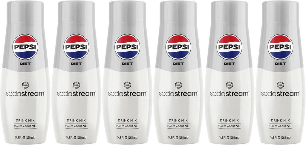 SodaStream Diet Pepsi Beverage Mix (440ml, Pack of 6)