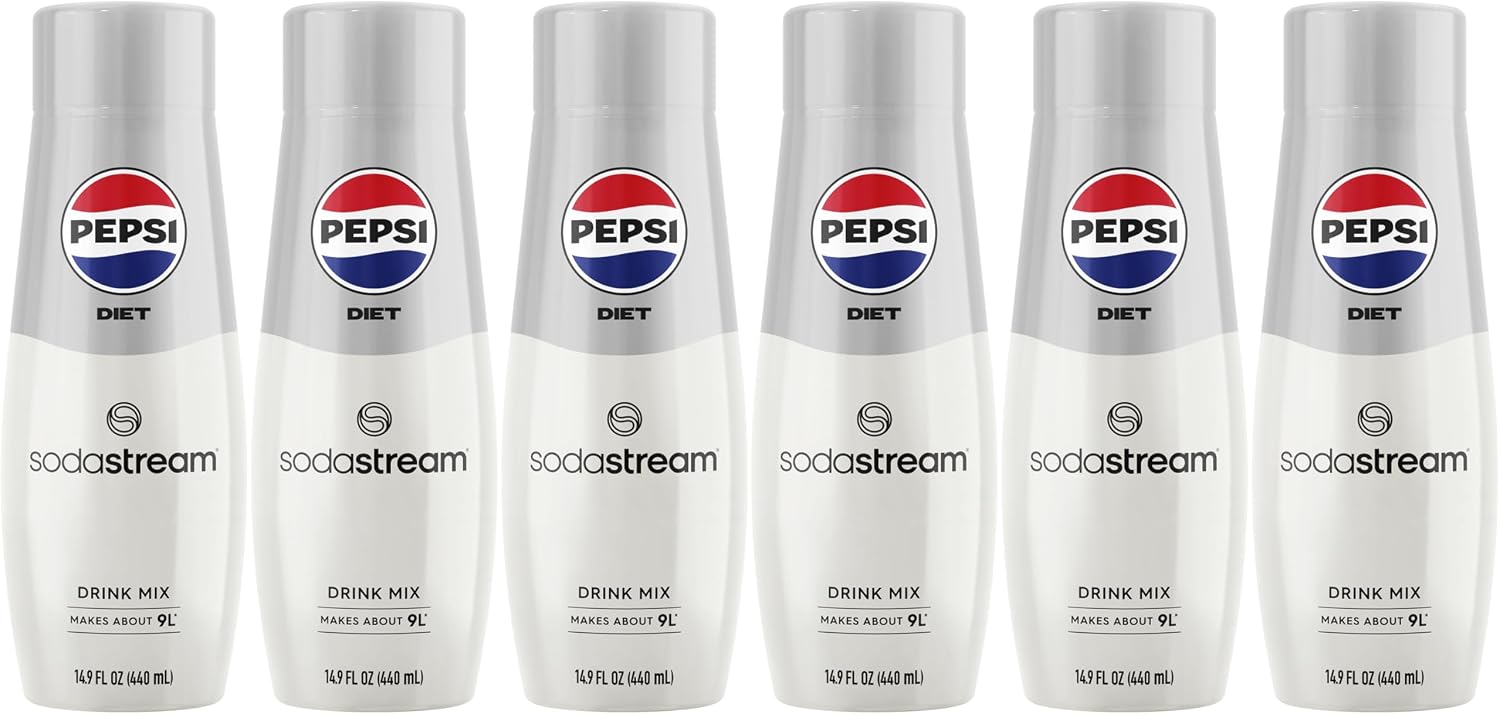 SodaStream Diet Pepsi Beverage Mix (440ml, Pack of 6)