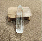 Acxico 1Pcs Clear Quartz Crystal Point Wand Specimen Reiki Healing Stone 60-70mm
