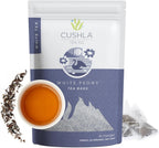 Imperial Grade White Peony Tea Bags - Bai Mu Dan (also known as Pai Mu Tan, Baimudan, Paimutan) - Fresh White Tea - Low Caffeine - High Antioxidants - 40 Count