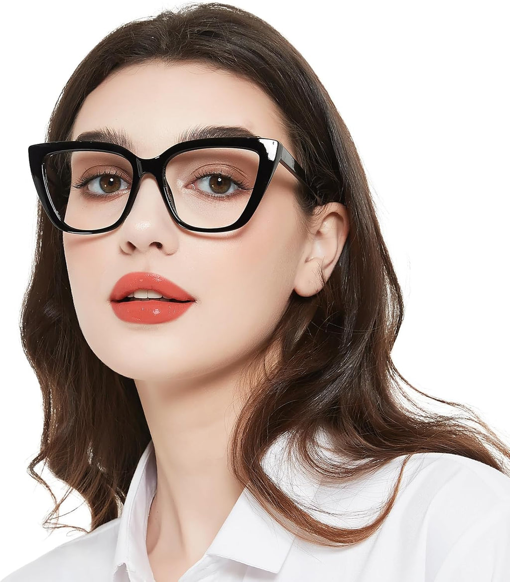 Oversized Reading Glasses for Women Designer Cat Eye Readers 1.0 1.25 1.5 1.75 2.0 2.25 2.5 2.75 3.0 3.5 4.0