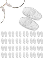 SPORTS WORLD VISION Glasses Nose Pads | Premium Quality Soft Silicone A-Shape Nose Pads for Glasses | 17mm Push-in Glasses Cushions in 25 Pairs