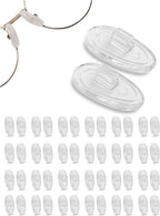 SPORTS WORLD VISION Glasses Nose Pads | Premium Quality Soft Silicone A-Shape Nose Pads for Eyeglasses | 15mm Push-in Glasses Cushions in 25 Pairs