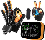 7th-Gen Rehabilitation Robot Gloves – Automatic Finger Training Glove for Paralysis & Hemiplegia, Mirror Training & Multi-Mode Home Stroke Therapy Equipment (LH, L)