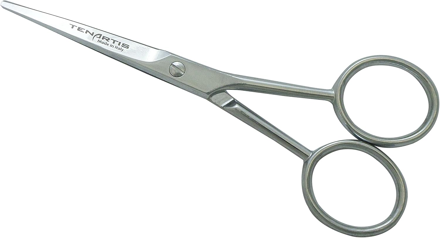 4.5" Beard & Moustache Scissors - Tenartis Made in Italy