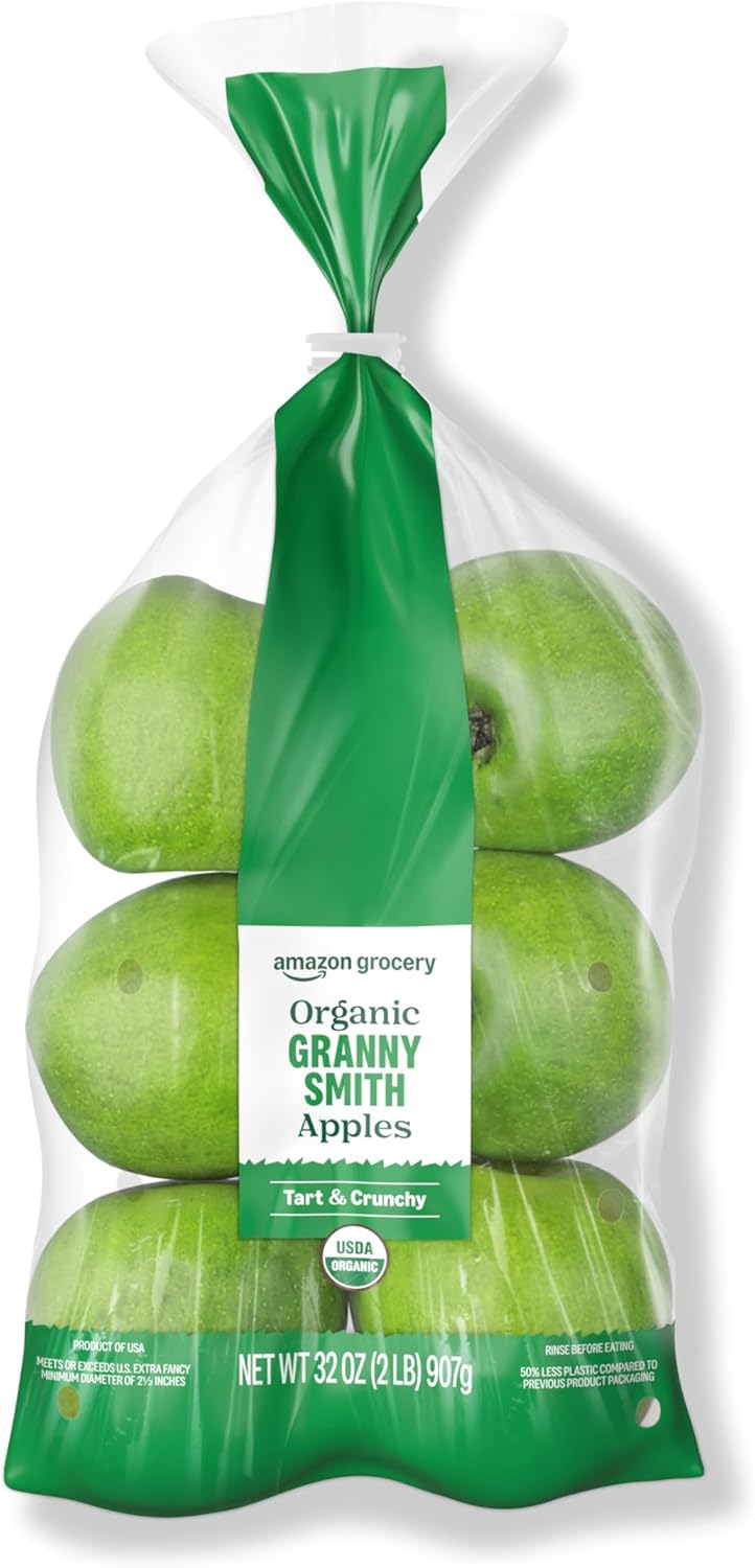 Amazon Grocery, Organic Granny Smith Apples, 2 Lb