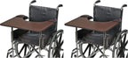 DMI Wood Wheelchair Lap Tray, Table, 1 Count, FSA and HSA Eligible (Pack of 2)
