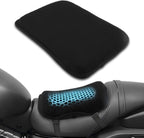 Motorcycle Cushion, Motorcycle Shock Absorbing Cushion, with Hollow Structure, Breathable Mesh Cover, Elastic Gel, Pressure Release, High Resilience TPE