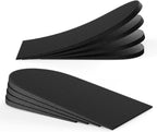 Adjustable Heel Lift Inserts for Shoes - Bukihome Orthopedic Shoe Lift for Uneven Legs 4 Layers Height Increase Insole for Heel Pain,Heel Spur,Achilles Tendonitis,Black,Medium(Women 9-11.5/Men 7-9.5)