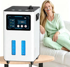 High Purity Hydrogen Machine, Hydrogen Inhalation Device, 99.99% H2, Max 4200 Ml/Min, 7-Stage Anti-Backflow, Quiet Fan ≤40 Db, Bedroom Safe, Relieve Fatigue And Fight Wrinkles(White,900ml/min)
