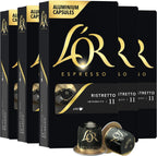 L'OR Espresso Capsules, 50 Count Ristretto, Single-Serve Aluminum Coffee Capsules Compatible with the L'OR BARISTA System & *Nespresso Original Machines, 50 Count (Pack of 1)