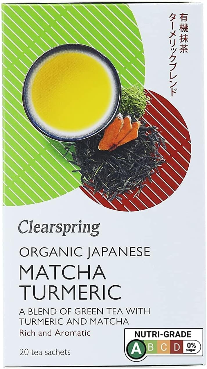 CLEARSPRING Japanese Matcha Turmeric Tea, 20 CT