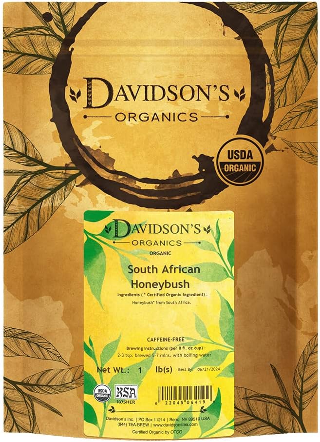 Davidson's Tea Bulk, South African Honeybush, 16-Ounce Bag