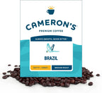 Cameron's Coffee Roasted Whole Bean Coffee, Brazil, 4 Pound