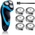 SH30 Replacement Heads for Philips Norelco Shaver Series 3000, 2000, 1000 and S1560, SH30 Blades for Philips Norelco 3900, 3600, 2400, 6 Pieces of Pack