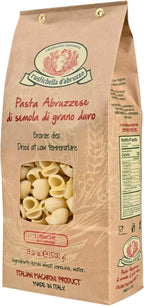 Rustichella d’Abruzzo Lumache Pasta 500g (17.6oz) | Authentic Italian Short Pasta from Abruzzo | Artisan Durum Wheat Semolina | Traditional Shell-Shaped | Pack of 1
