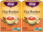 Yogi Tea, Chai Rooibos, 16 Count - Pack of 2