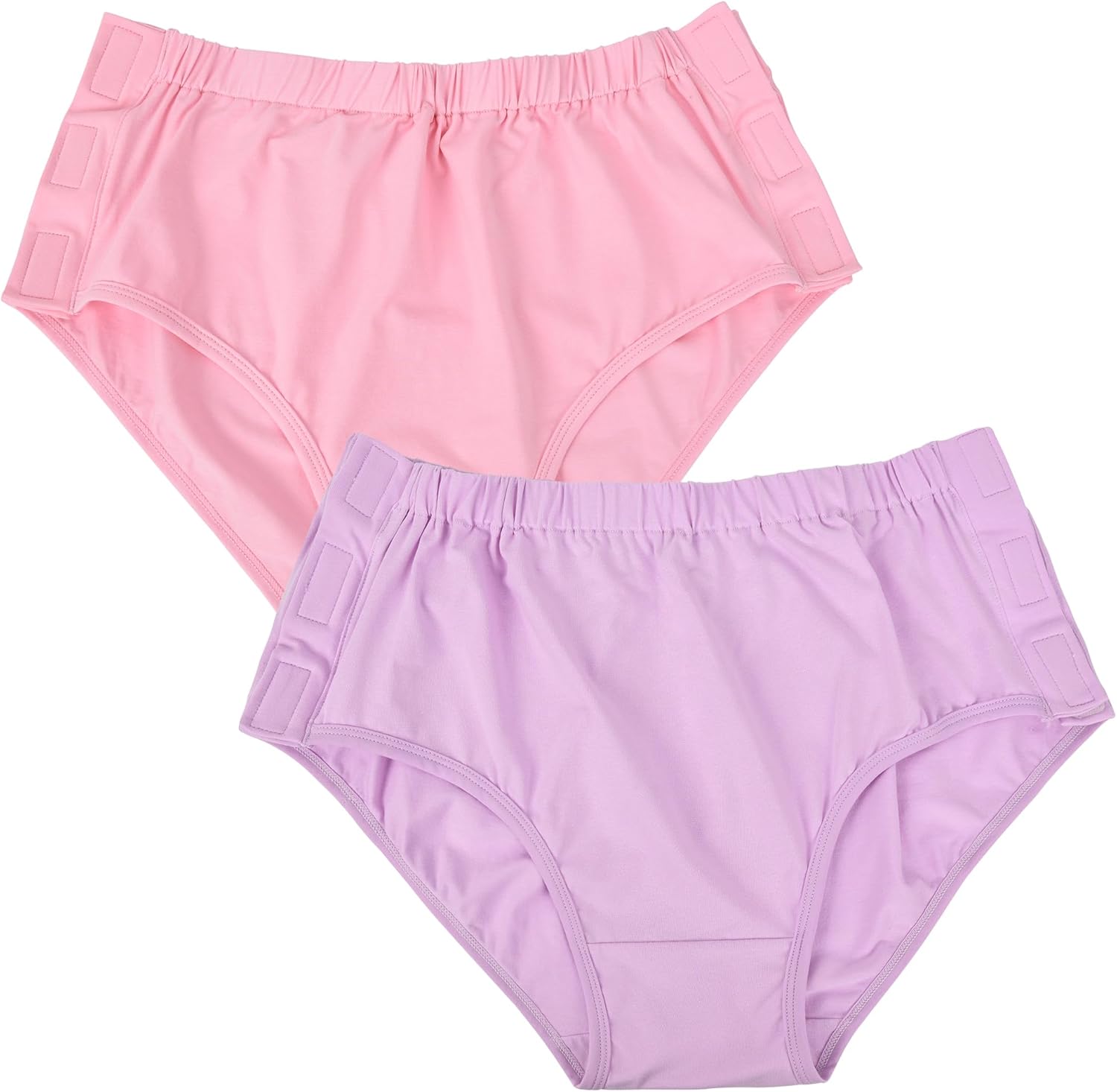 Easy Adapt Women's Tear-Away Underwear, for Patients, Elders, Pack of 2. (Small)