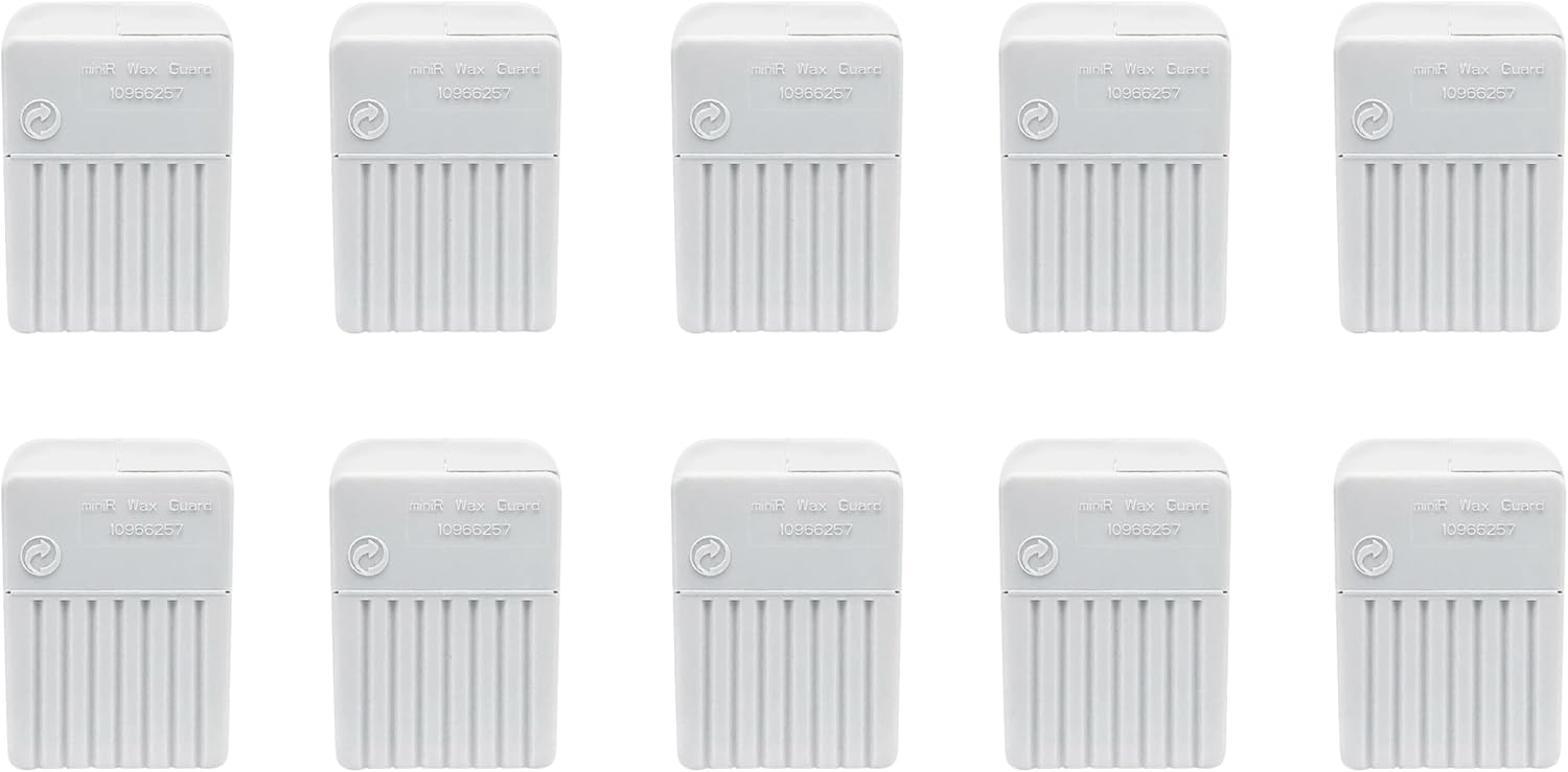for Siemens/Signia 2.0 Mini Receiver Wax Guards Filters Hearing Aid Accessories Cerumen Stop Cleaning Tool Replacements 10966257 10-Pack/80 Filters (Sony C10 & E10 Compatible)