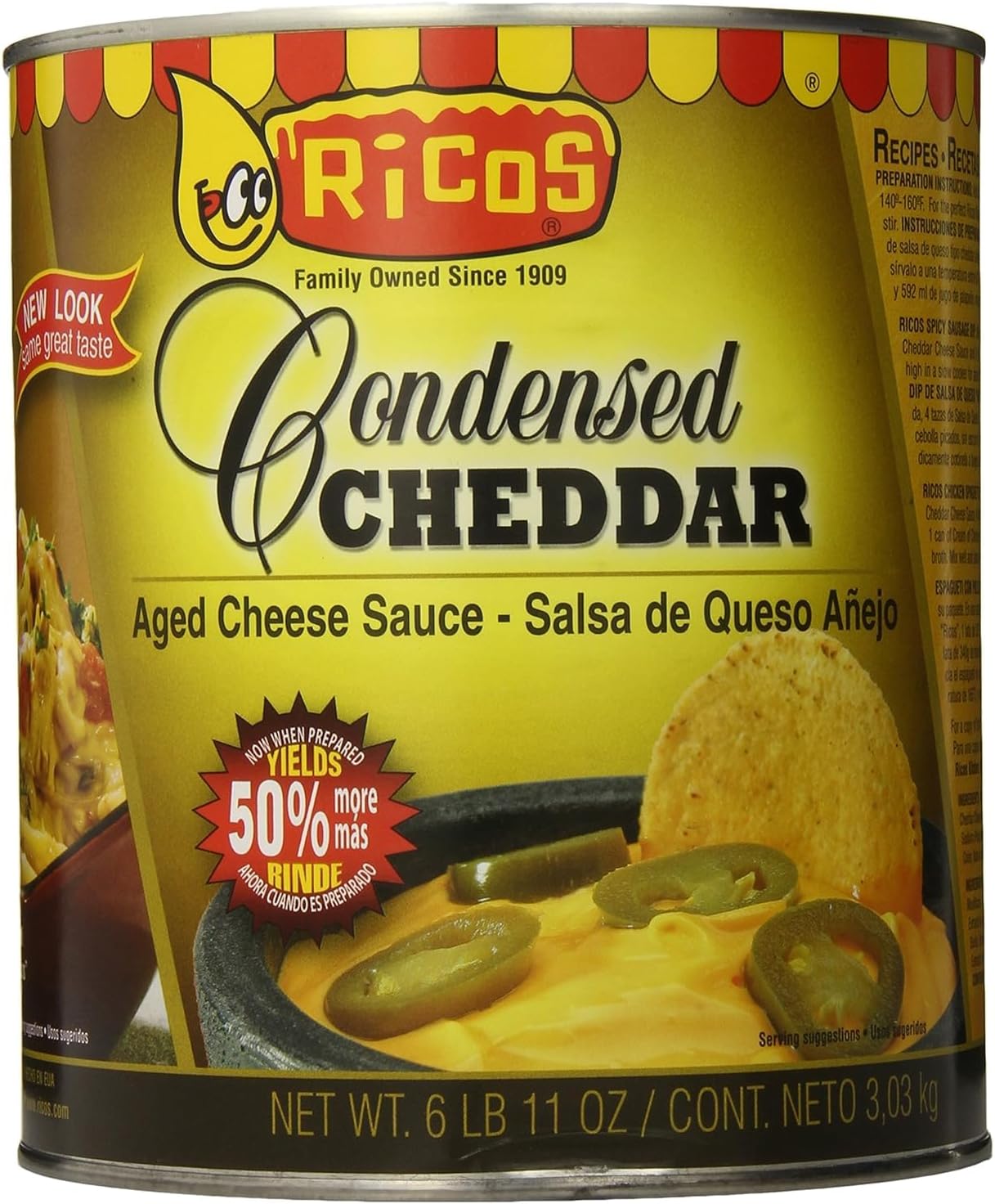 Cheddar Cheese Sauce, 107 Ounce Can