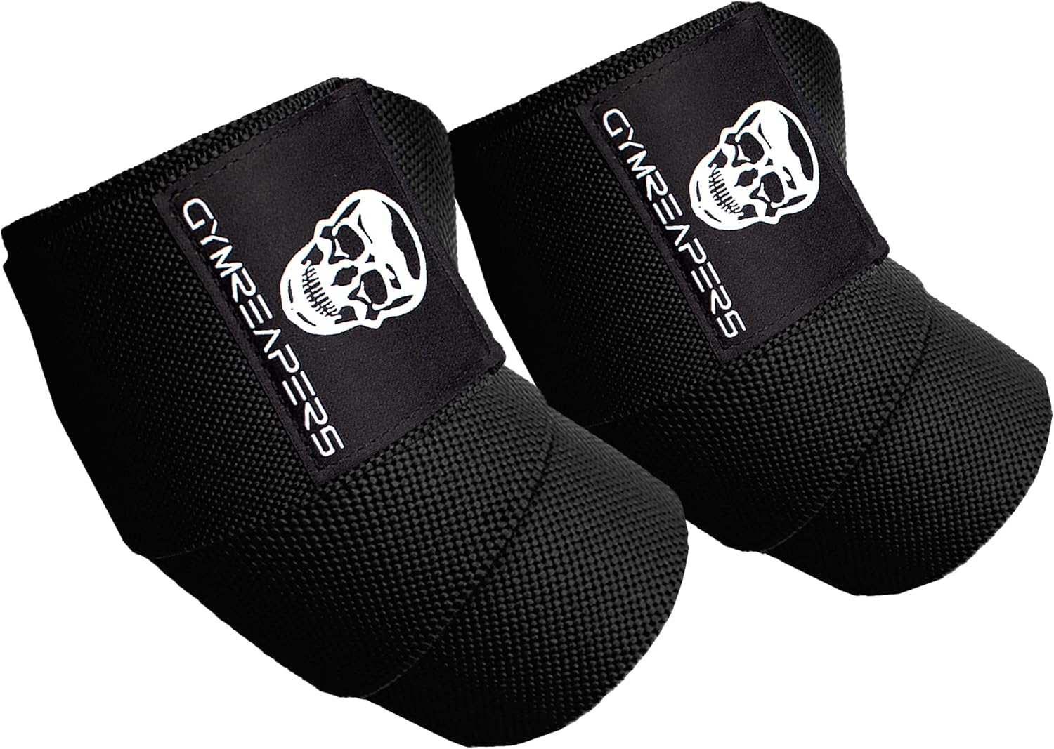 Gymreapers Weightlifting Elbow Wraps (1 Pair) - Flexible 40'' Elbow Compression Strap & Joint Support Brace - for Bench Press, Powerlifting, and Pressing