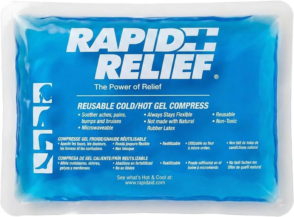 Reusable Cold/Hot Packs, 4" x 6", Each